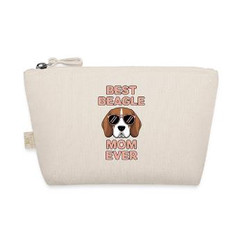 Beagle Mama Hund Mutter Lustiges Beagle Geschenk - Bio-Täschchen - Natur - Vorne