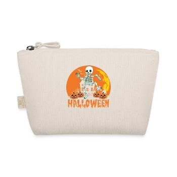 Citrouilles et squelette d’Halloween Joyeux Halloween - Trousse biologique - nature - Devant