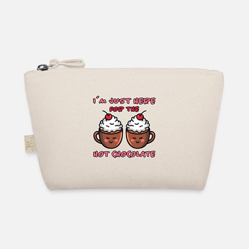 Cocoa Saying Hot Chocolate Fun Cocoa Gift Organic Pouch