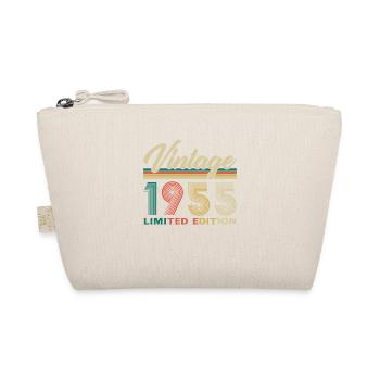 Original 1955 Vintage Retro Anniversary Gift - Organic Pouch - nature - Front