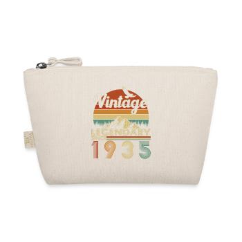 Original 1935 Vintage Retro Geburtstagsgeschenk - Bio-Täschchen - Natur - Vorne