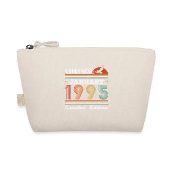 January 1995 30th Vintage Birthday Gift - Organic Pouch - nature - Front