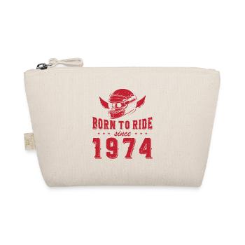 Born To Ride Since 1974 Cadeau Motard - Trousse biologique - nature - Devant
