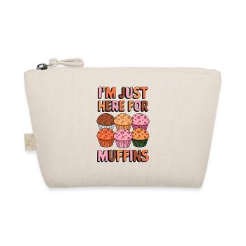 Muffin Spruch Muffins Lustiges Muffins Geschenk - Bio-Täschchen - Natur - Vorne