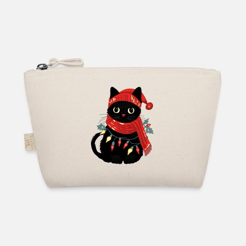 Cat and winter Organic Pouch