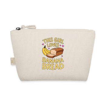 Banana Bread Saying Funny Banana Bread Gift - Organic Pouch - nature - Front