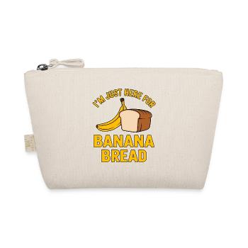 Banana Bread Saying Funny Banana Bread Gift - Organic Pouch - nature - Front