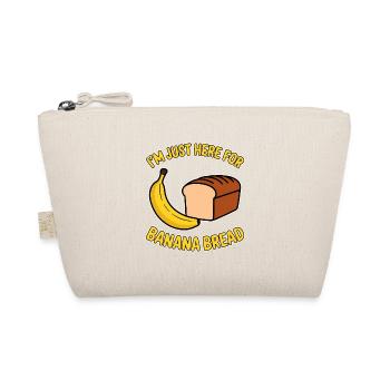 Banana Bread Saying Funny Banana Bread Gift - Organic Pouch - nature - Front