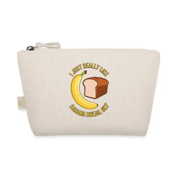 Banana Bread Saying Funny Banana Bread Gift - Organic Pouch - nature - Front