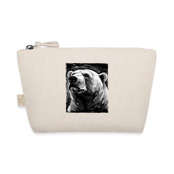 Polar Bear Portrait Polar Bear - Organic Pouch - nature - Front