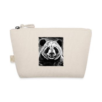 Panda Porträt - Bio-Täschchen - Natur - Vorne