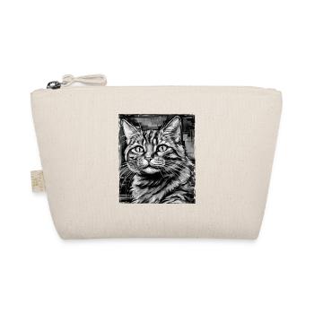 Cat Portrait - Organic Pouch - nature - Front