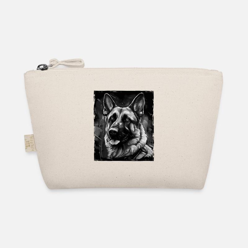 Schäferhund Hund Porträt Bio-Täschchen