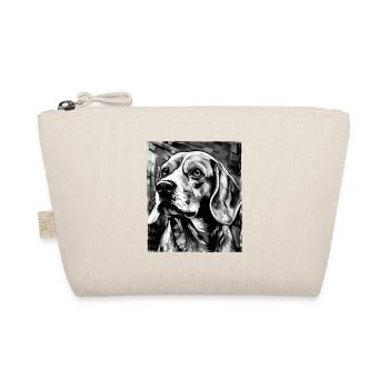 Portrait de chien beagle - Trousse biologique - nature - Devant