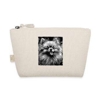 Portrait de chien de Poméranie - Trousse biologique - nature - Devant