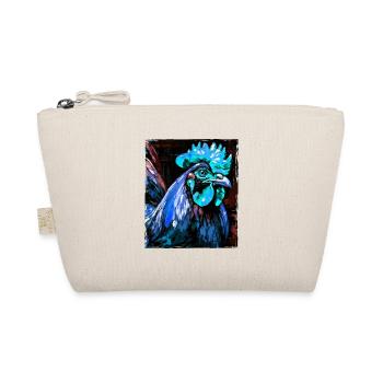 Rooster Portrait - Organic Pouch - nature - Front