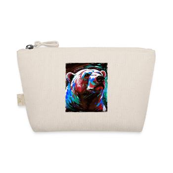 Polar Bear Portrait Polar Bear - Organic Pouch - nature - Front