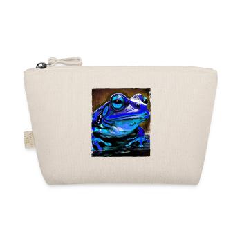 Frosch Porträt - Bio-Täschchen - Natur - Vorne