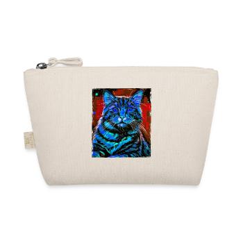 Tête de portrait de chat - Trousse biologique - nature - Devant