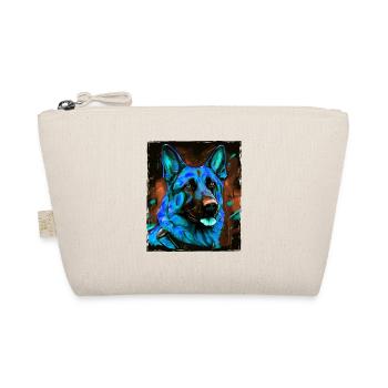 German Shepherd Dog Portrait - Organic Pouch - nature - Front