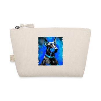 Doberman Dog Portrait - Organic Pouch - nature - Front