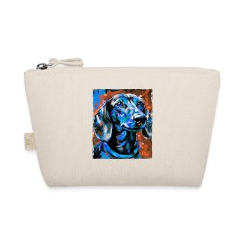 Dachshund Dog Portrait Dachshund - Organic Pouch - nature - Front