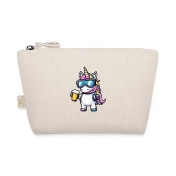 Unicorn Après Ski Beer Comic - Organic Pouch - nature - Front
