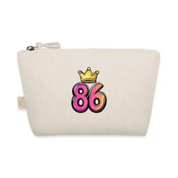 86 Number Krone - Organic Pouch - nature - Front