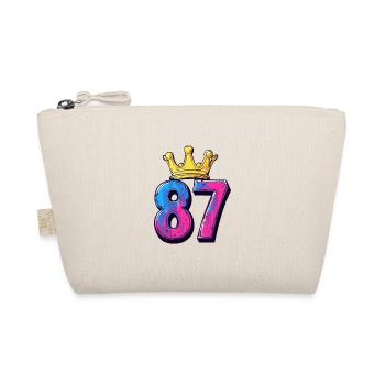 87 Number Krone - Organic Pouch - nature - Front