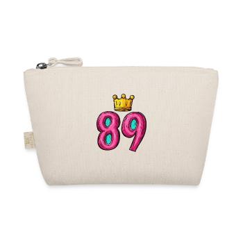 89 Number Crown - Organic Pouch - nature - Front