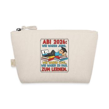 ABI 2026: Zu faul zum Lernen - Bio-Täschchen - Natur - Vorne