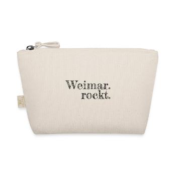 Weimar rockt - Textdesign mit Stadtnamen - Bio-Täschchen - Natur - Vorne
