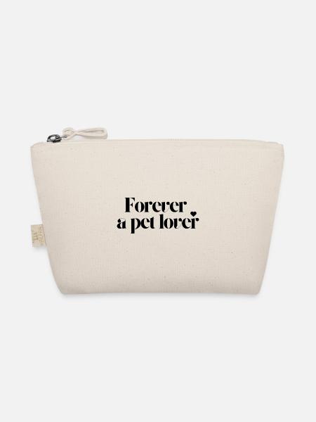 forever a pet lover - Organic Pouch - nature - Front