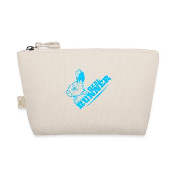 Real runner funny bunny for running days. - Organic Pouch - nature - Front