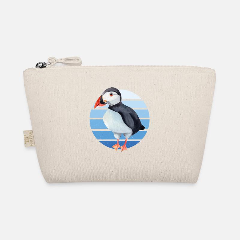 Papageitaucher Puffin Papagei Lunde Vogel Geschenk - Bio-Täschchen - Natur