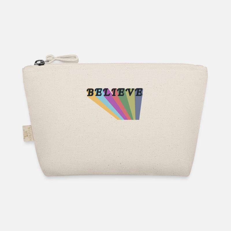 Glaube Believe Glaube an Dich Bio-Täschchen