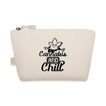 Cannabis And Chill marijuana funny weed t-shirt - Organic Pouch - nature - Front