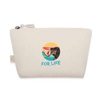 Best Friends For Life - Shorthair Dachshund - Organic Pouch - nature - Front