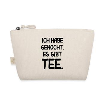 Lustiger Tee Spruch Tasse Früchtetee Fun Geschenk - Bio-Täschchen - Natur - Vorne