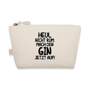 Gin Cocktail Alkohol Frauen Schnaps Longdrink Fun - Bio-Täschchen - Natur - Vorne