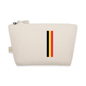 Belgian flag Belgium Flag Belgian Belgian - Organic Pouch - nature - Front