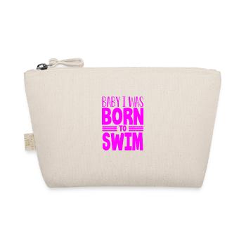 Cadeaux de nageur Bébé je suis né pour nager Nager - Trousse biologique - nature - Devant