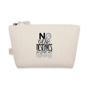 Anti Bullying Gifts No One Deserves to Feel - Organic Pouch - nature - Front