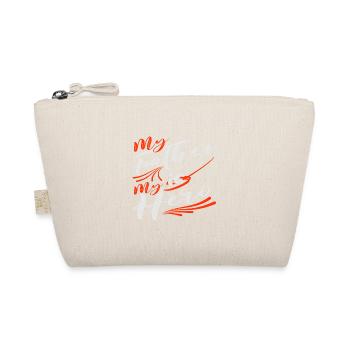 My father is my hero - Organic Pouch - nature - Front