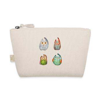 Owl Eagle Owl Animal Forest Animal Little Owl Barn Owl Fun - Organic Pouch - nature - Front