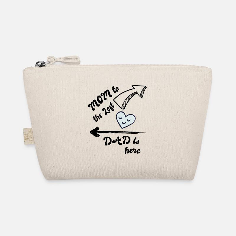 Mom Left Dad Right Bio-Täschchen