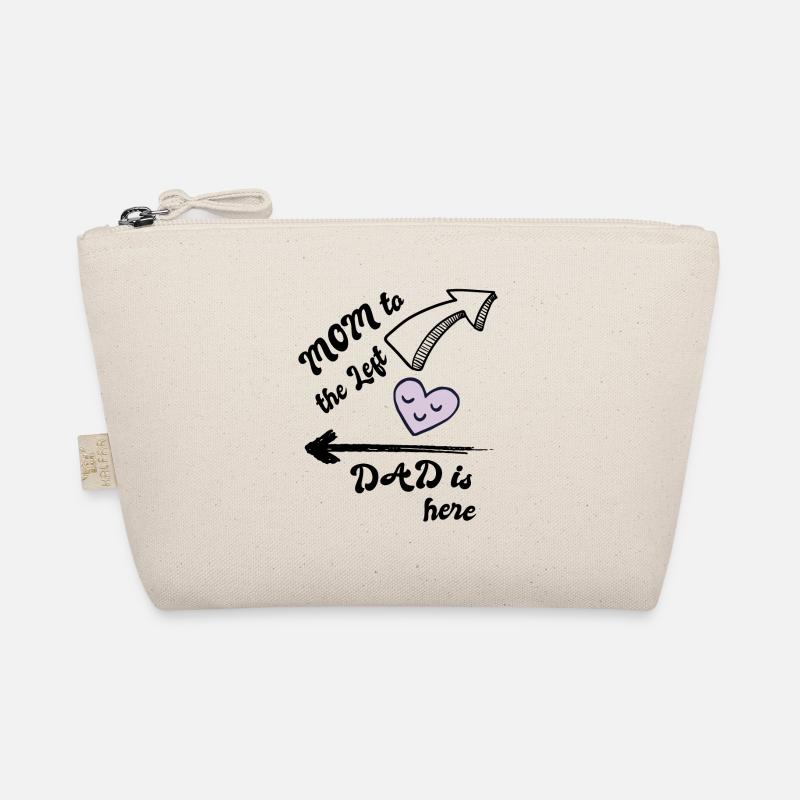 Mom left and dad right Organic Pouch