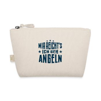 Angler Fischer angeln Sportangler Anglersprüche . - Bio-Täschchen - Natur - Vorne