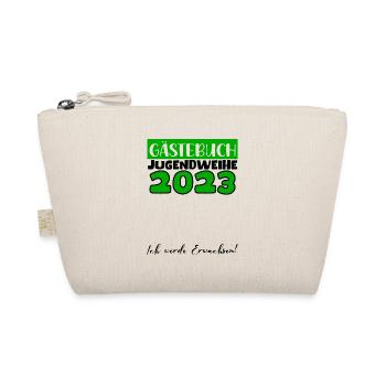 Jugendweihe 2023 Gästebuch Mädchen Jungen Fun Deko - Bio-Täschchen - Natur - Vorne