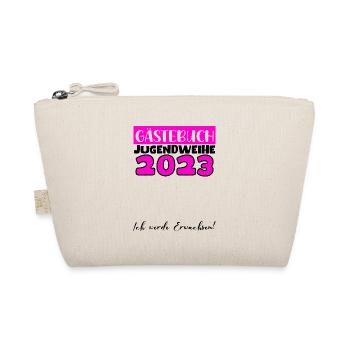 Jugendweihe 2023 Gästebuch Mädchen Jungen Fun Deko - Bio-Täschchen - Natur - Vorne